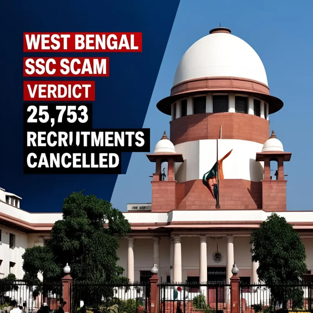 West Bengal SSC Scam: সুপ্রিম কোর্টের রায়, ২৫,৭৫৩ নিয়োগ বাতিল